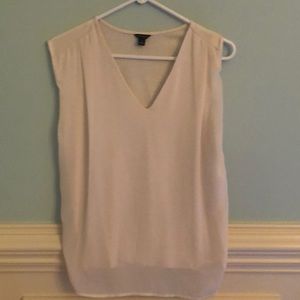Ann Taylor Cream Blouse, size M
